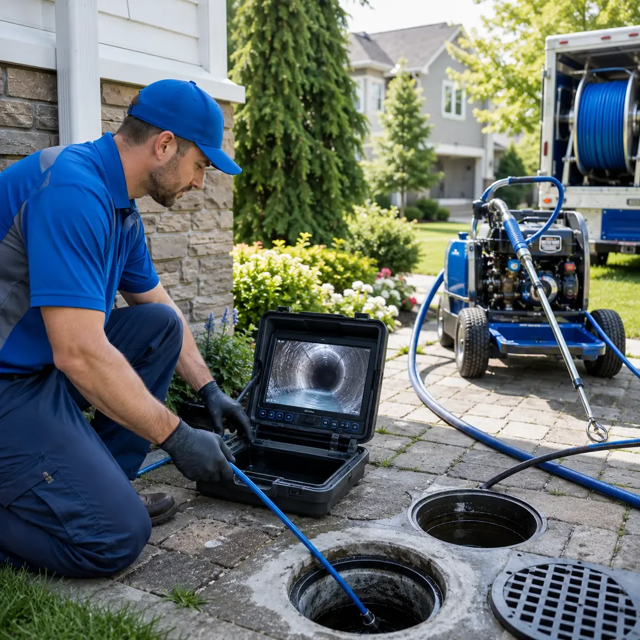 Outdoor drain cleaning professionals serving Newport, KY